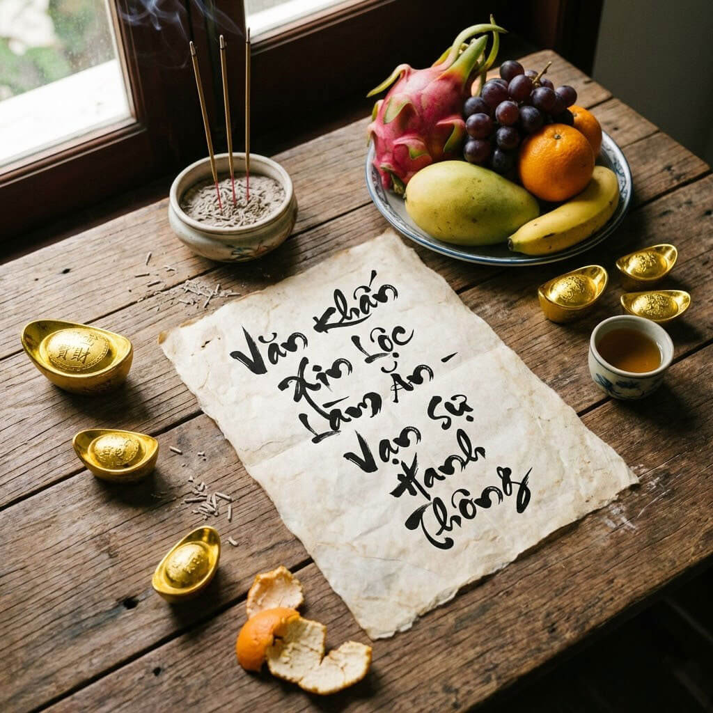 Văn khấn xin lộc làm ăn, kinh doanh