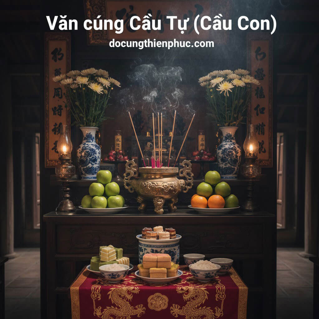 Văn cúng Cầu Tự (Cầu Con)