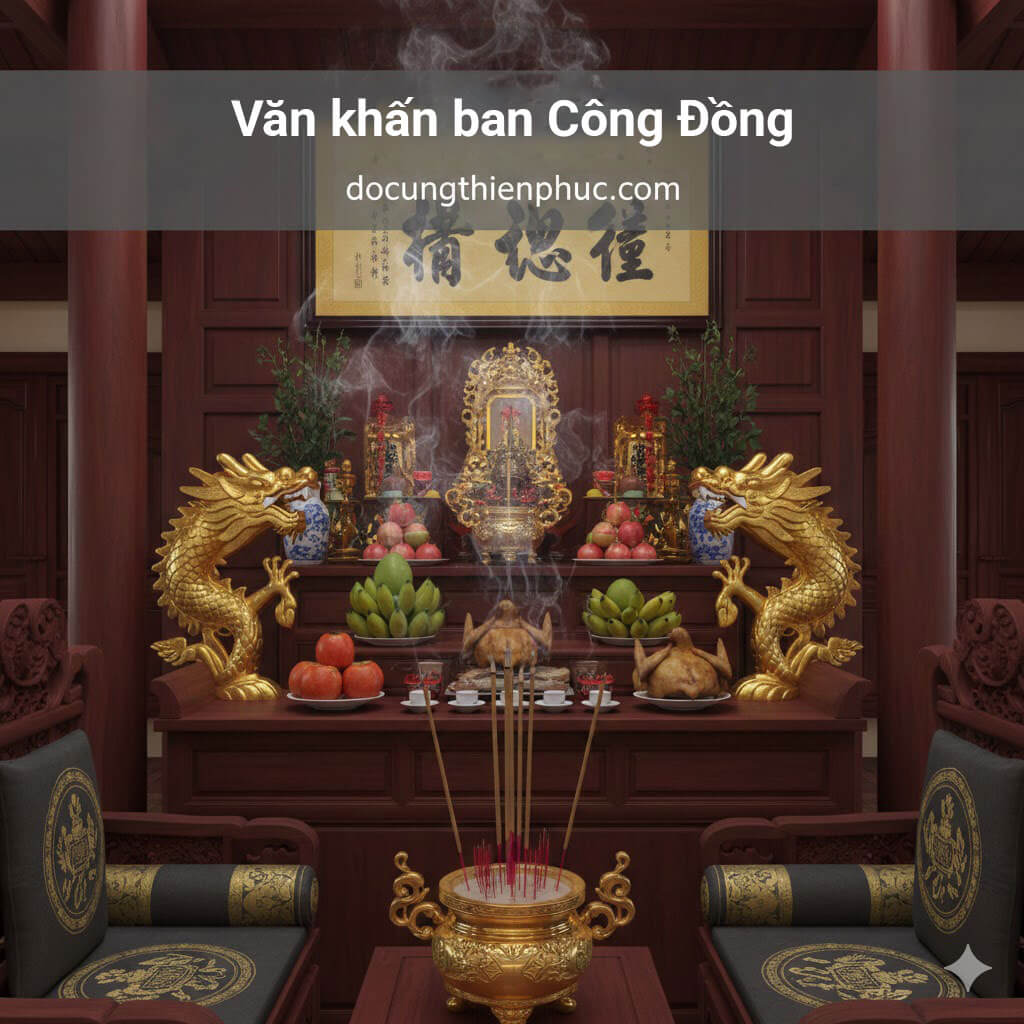 Văn khấn ban Công Đồng