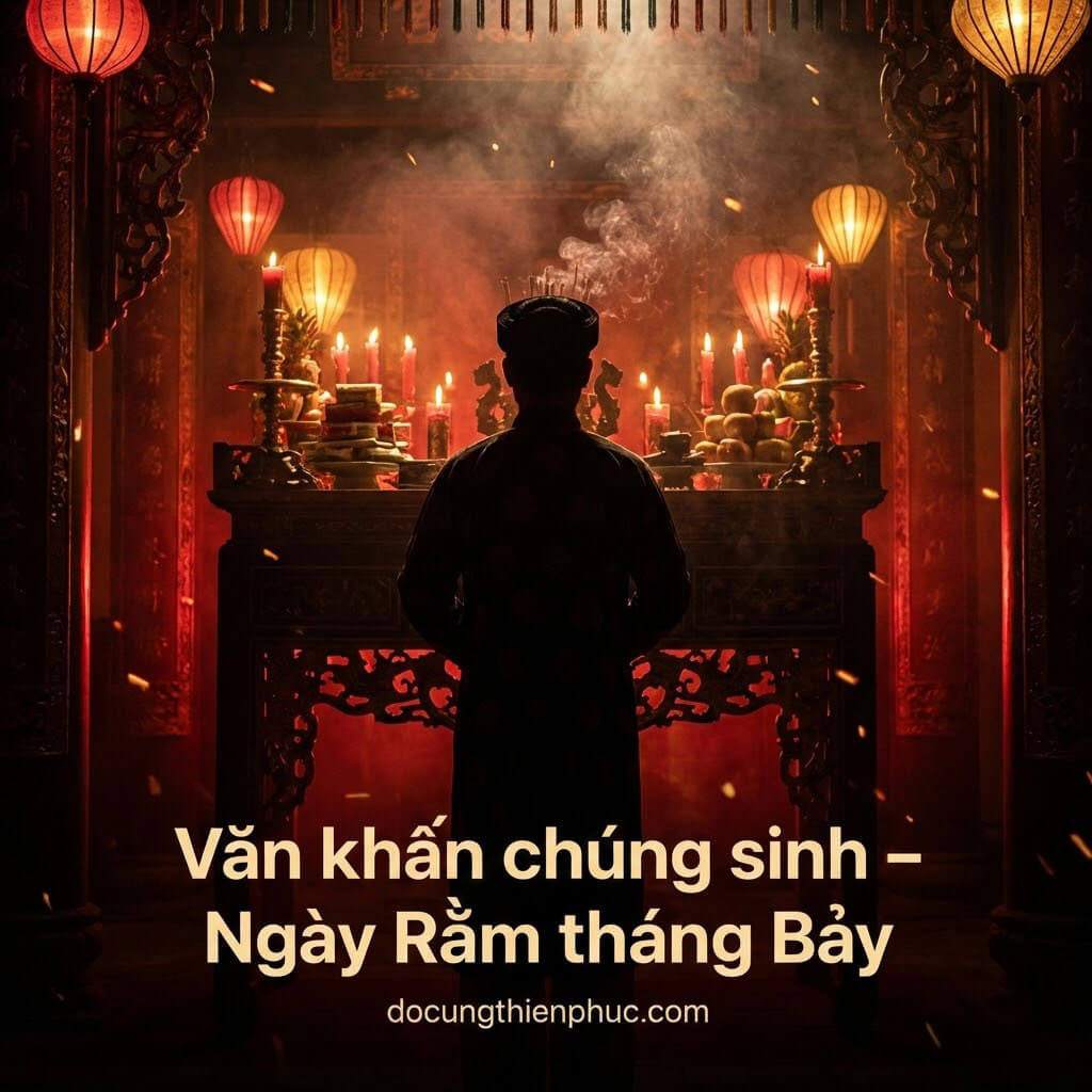 Văn khấn chúng sinh – Ngày Rằm tháng Bảy