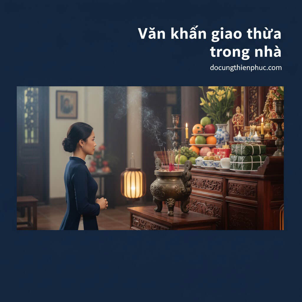 Văn khấn giao thừa trong nhà