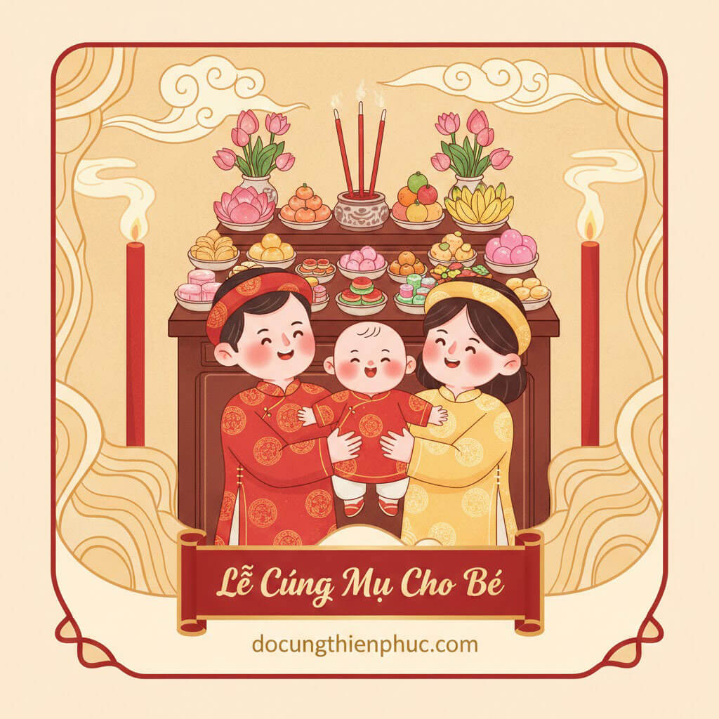 Lễ cúng Mụ (Đầy cữ, đầy tháng, đầy năm)