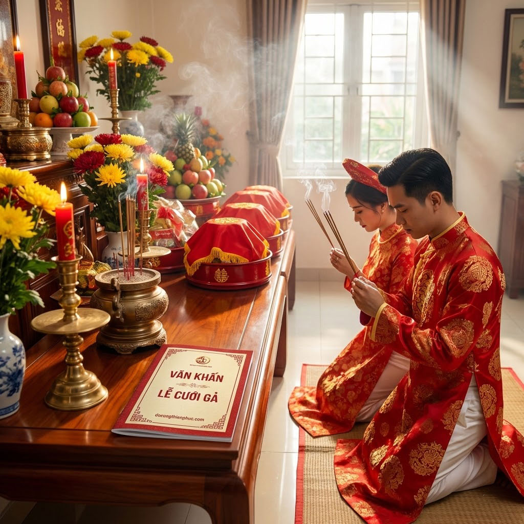 Văn khấn khi cưới gả