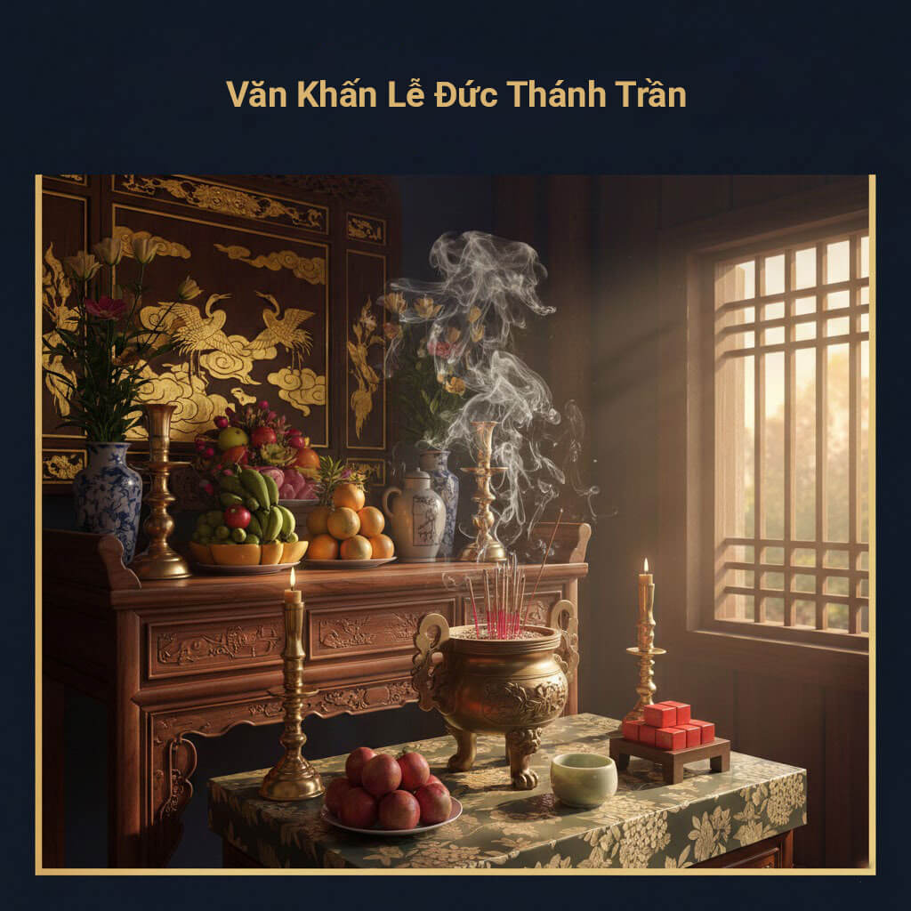 Văn khấn lễ Đức Thánh Trần