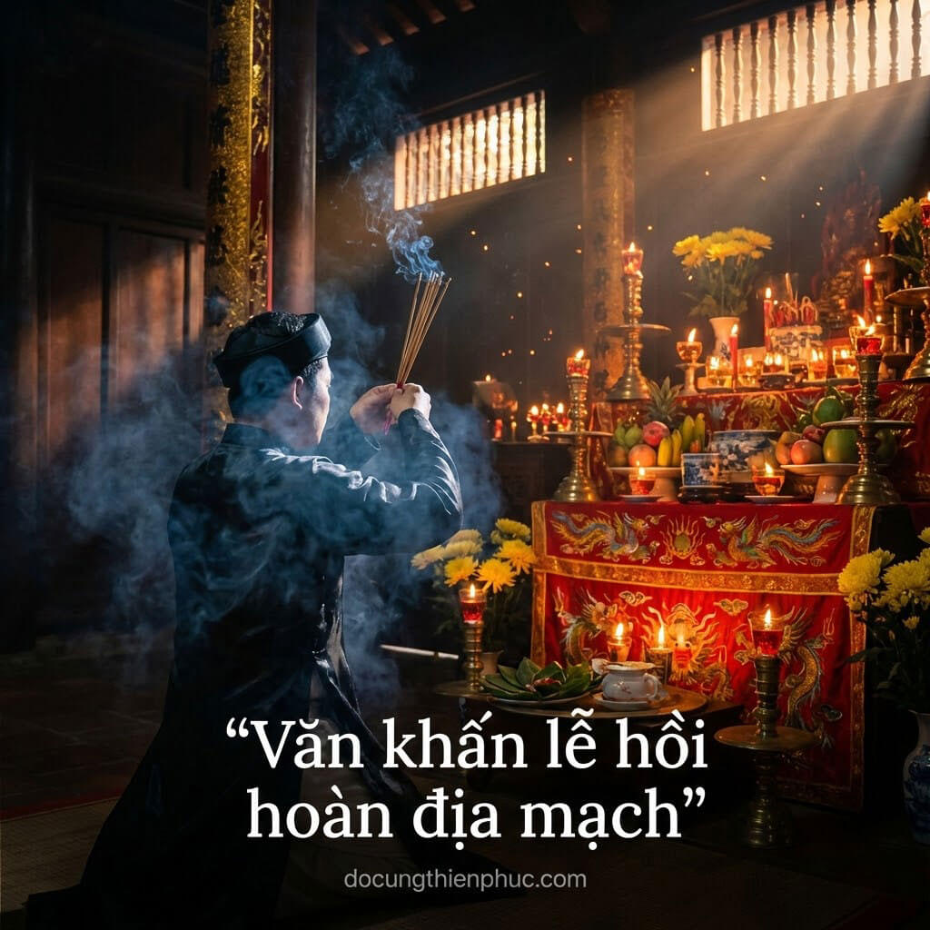 Văn khấn lễ hồi hoàn địa mạch