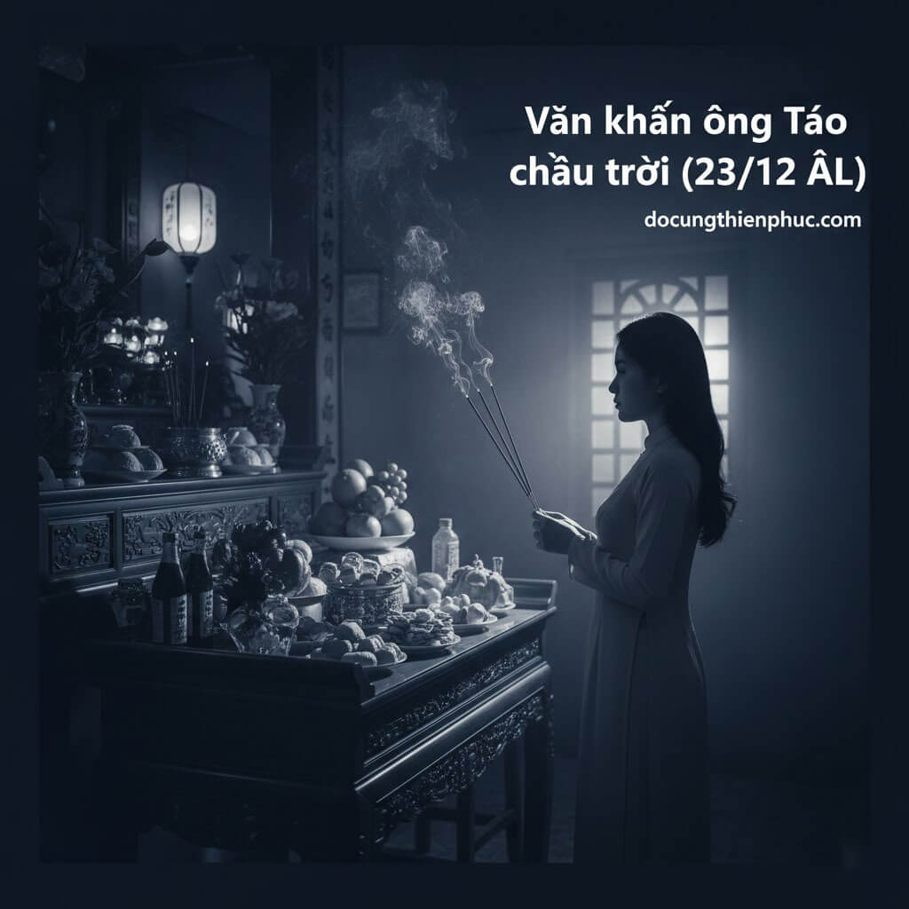 Văn khấn ông Táo chầu trời (23/12 ÂL)