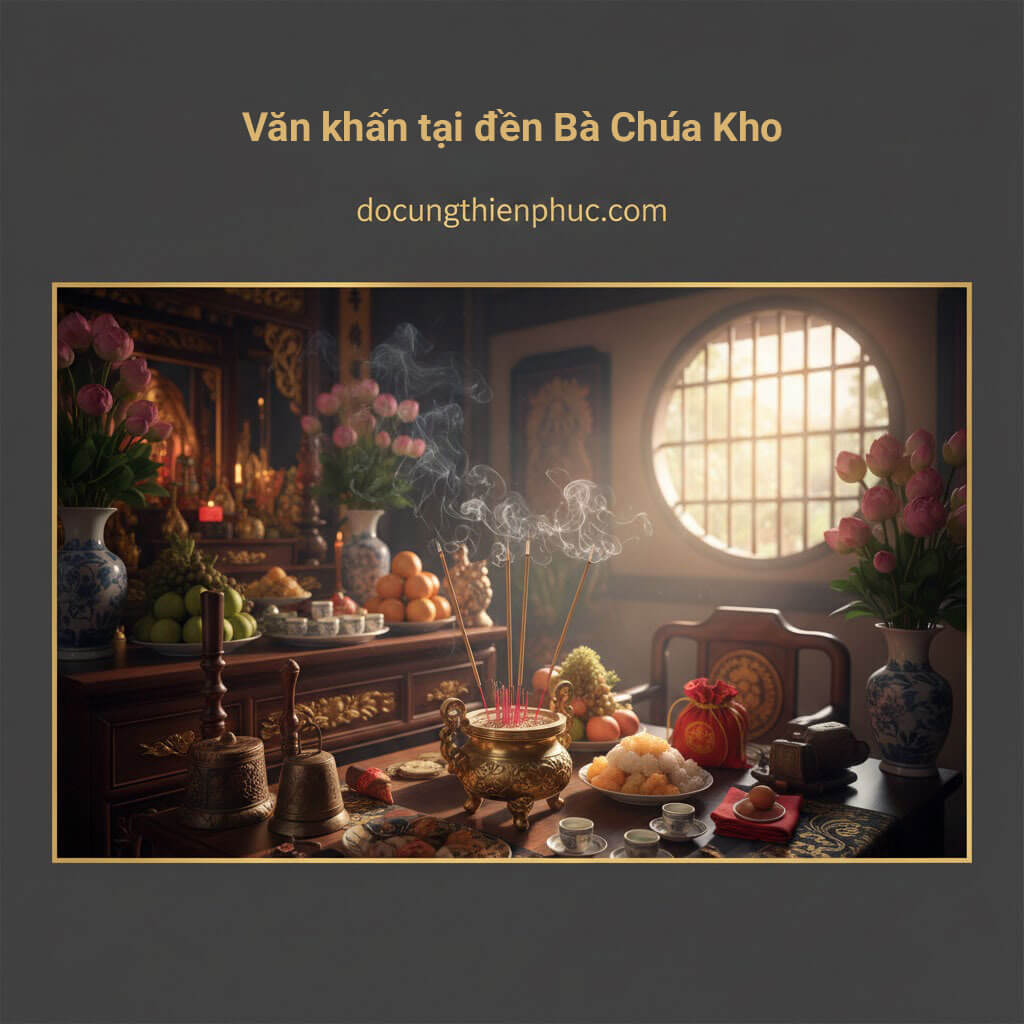 Văn khấn tại đền Bà Chúa Kho
