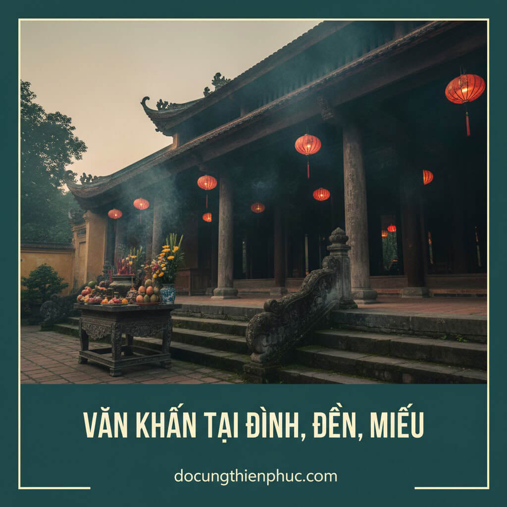 Văn khấn tại Đình, Đền, Miếu