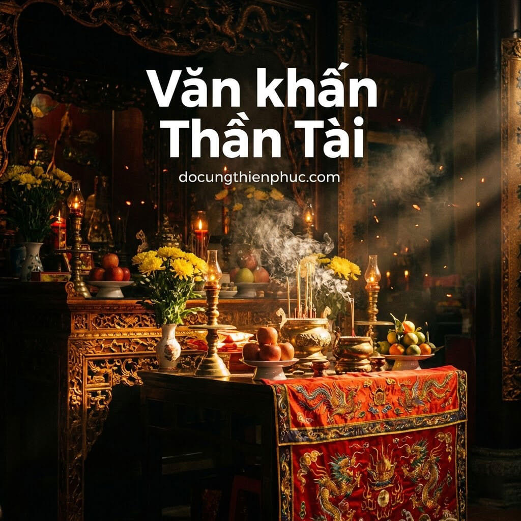 Văn khấn Thần Tài
