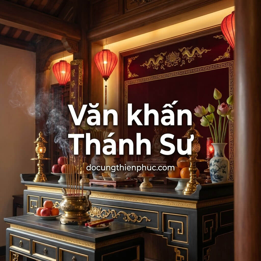 Văn khấn Thánh sư