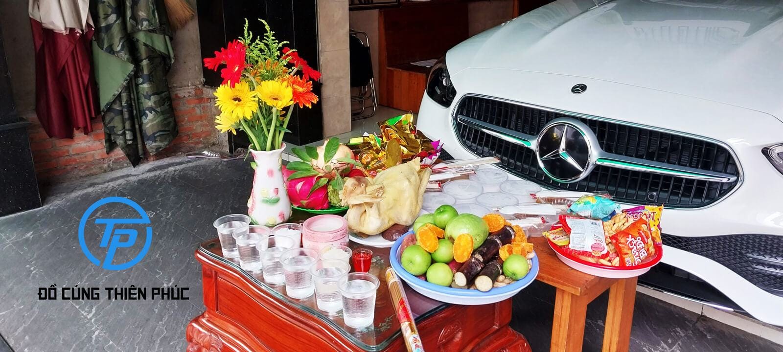 Mâm Cúng Xe Hơi