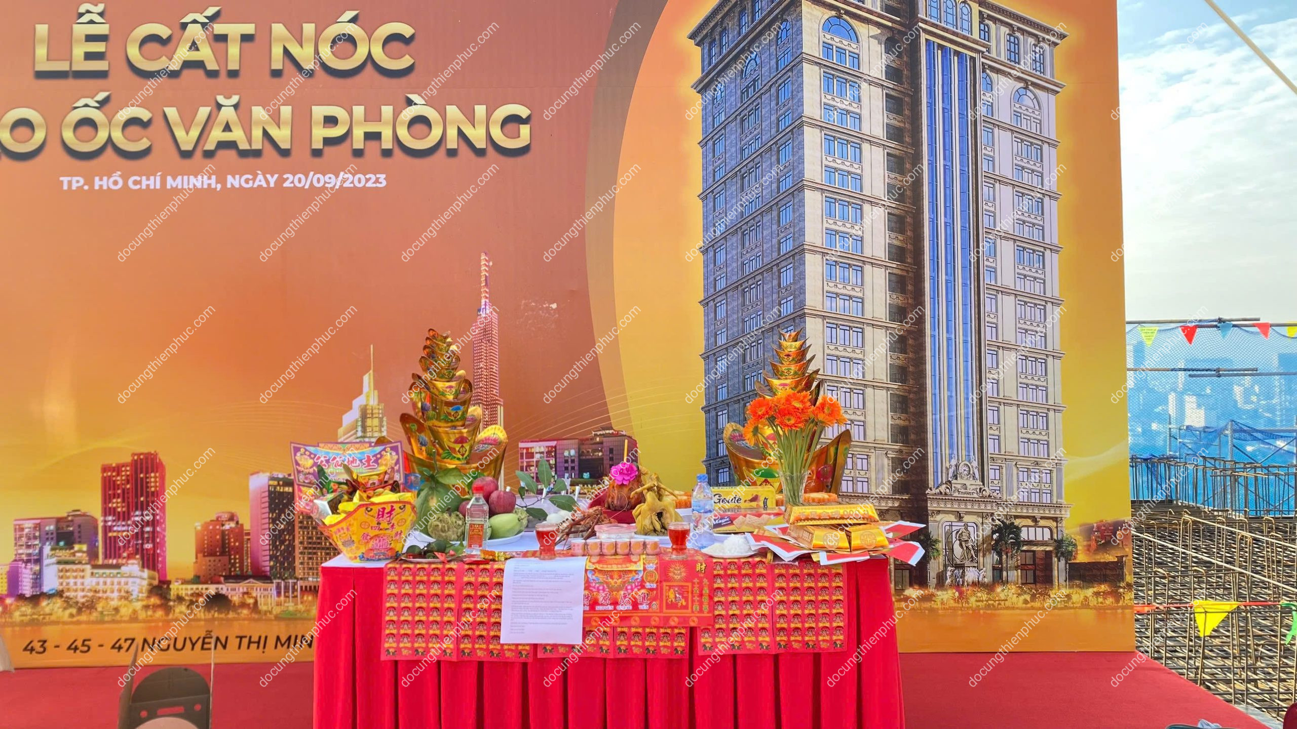 Mâm Cúng Cất Nóc – Đổ Mái Nhà