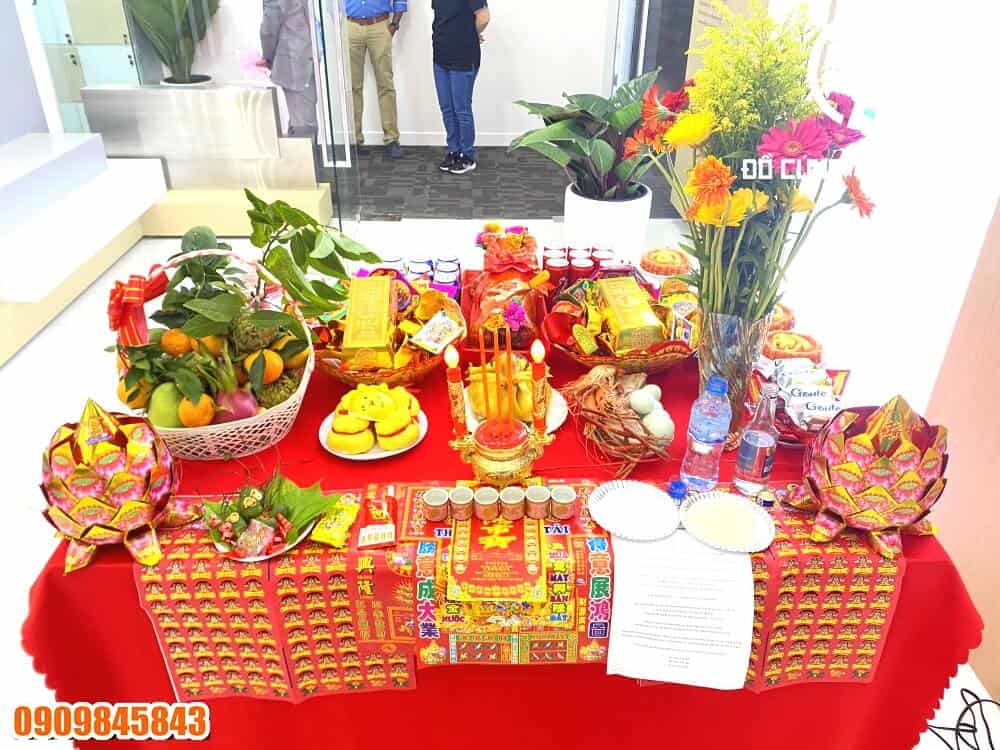 Mâm Cúng Về Nhà Mới