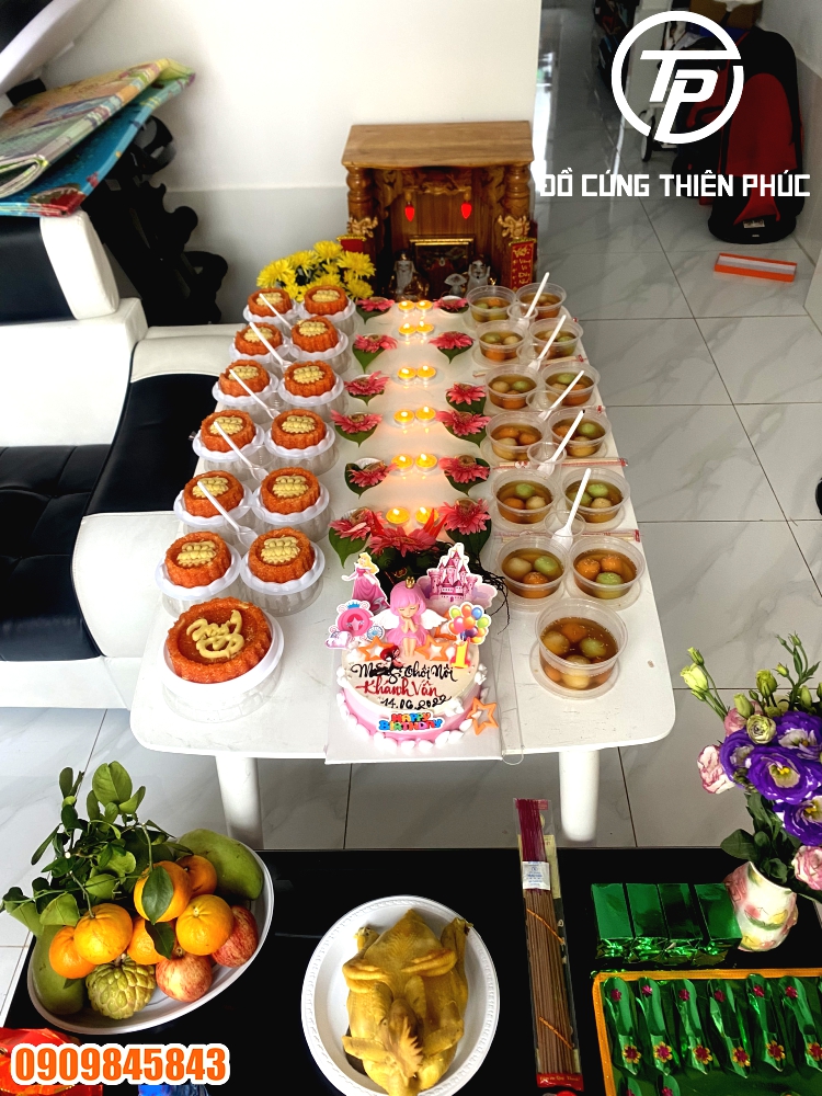 Mâm Cúng Đầy Tháng