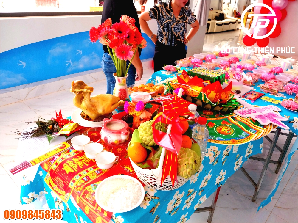 Mâm Cúng Đầy Tháng
