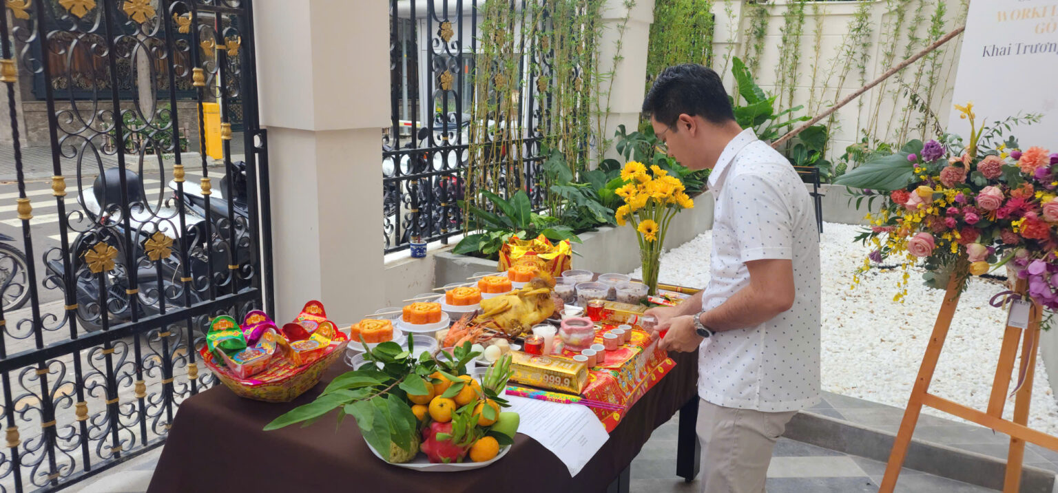 Mâm Cúng Khai Trương