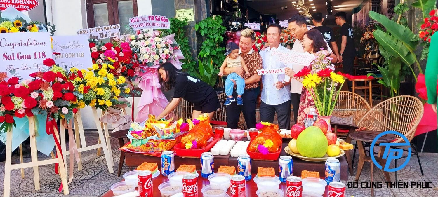 Mâm Cúng Khai Trương