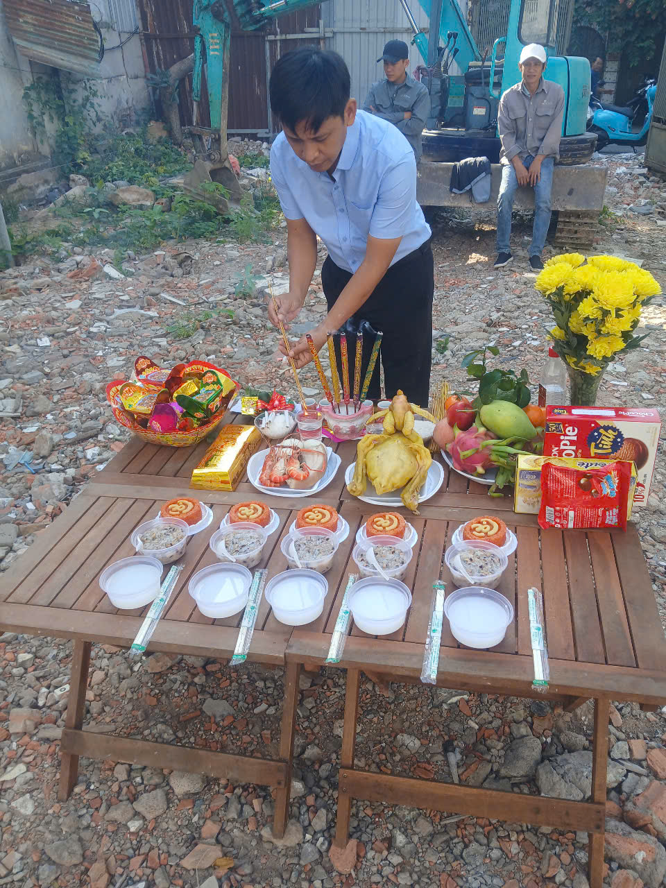 Mâm Cúng Khởi Công – Động Thổ Xây Dựng