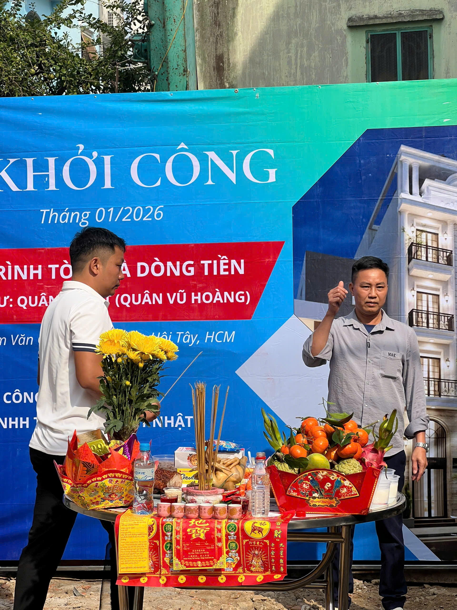 Mâm Cúng Khởi Công – Động Thổ Xây Dựng