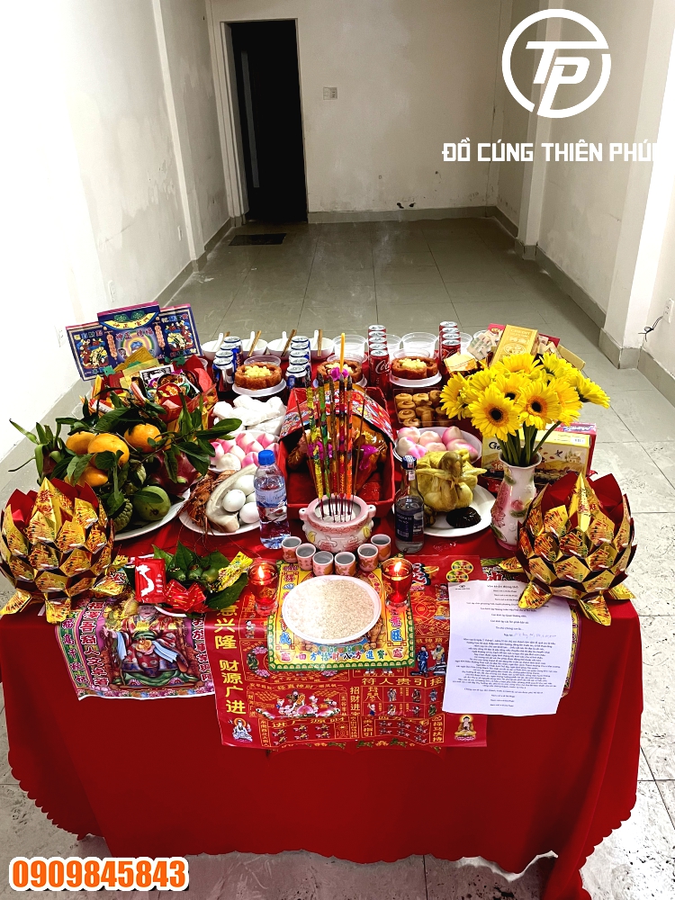 Mâm Cúng Về Nhà Mới