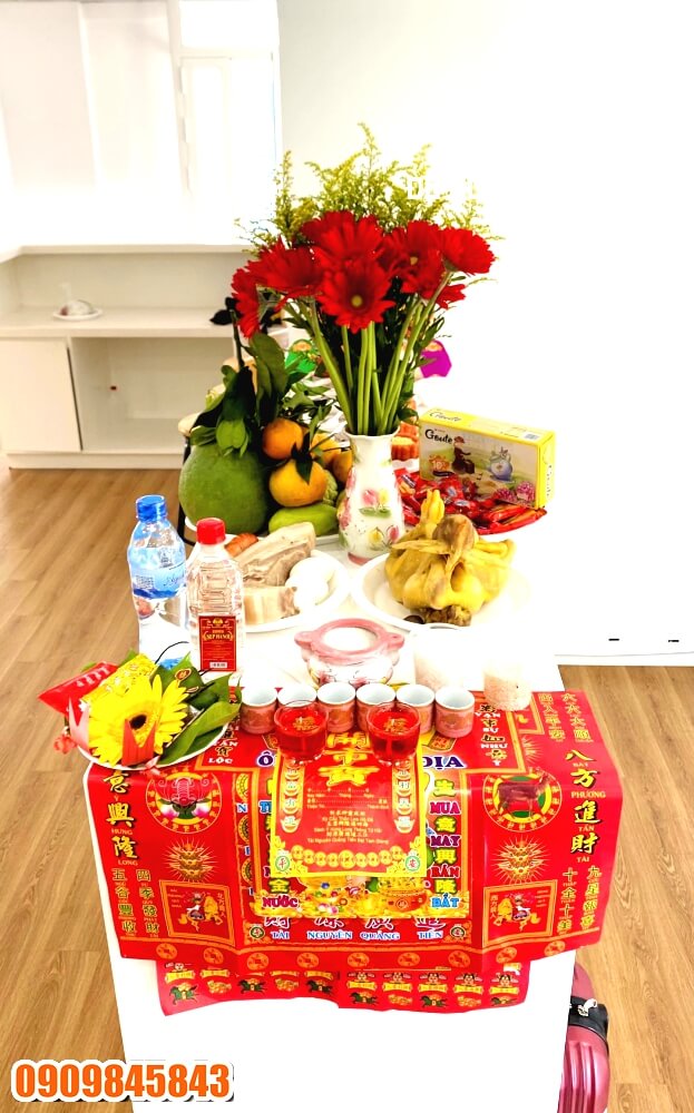 Mâm Cúng Về Nhà Mới