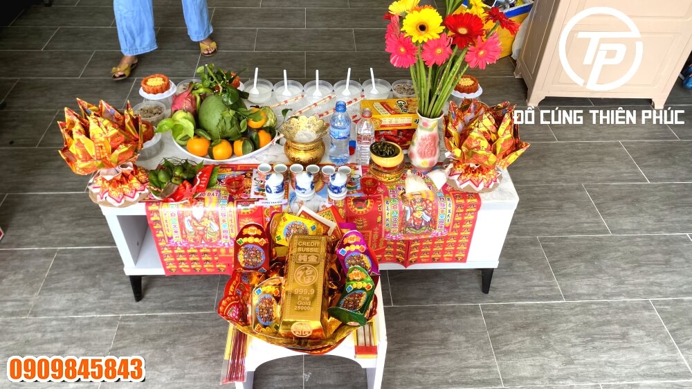 Mâm Cúng Văn Phòng Mới