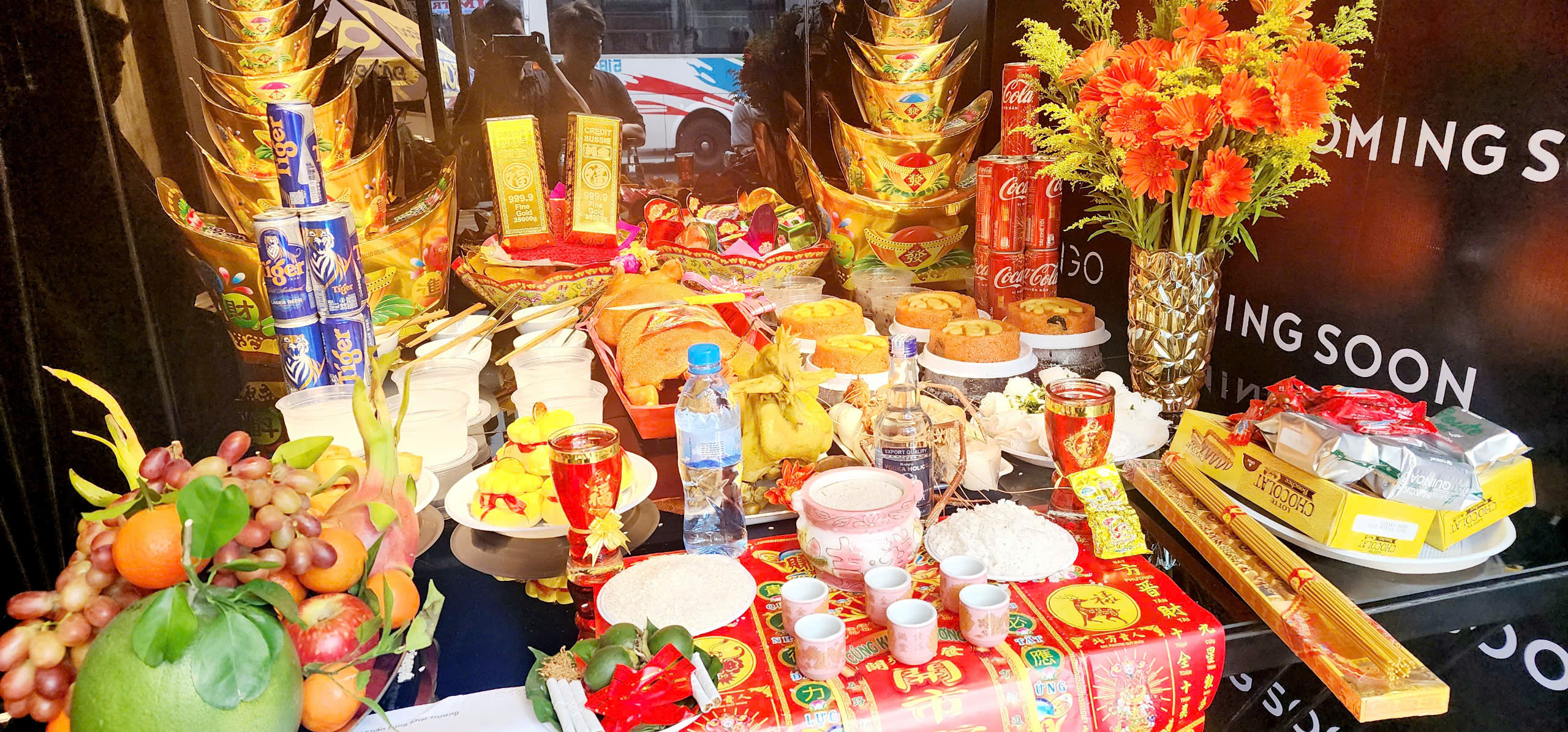 Mâm Cúng Văn Phòng Mới
