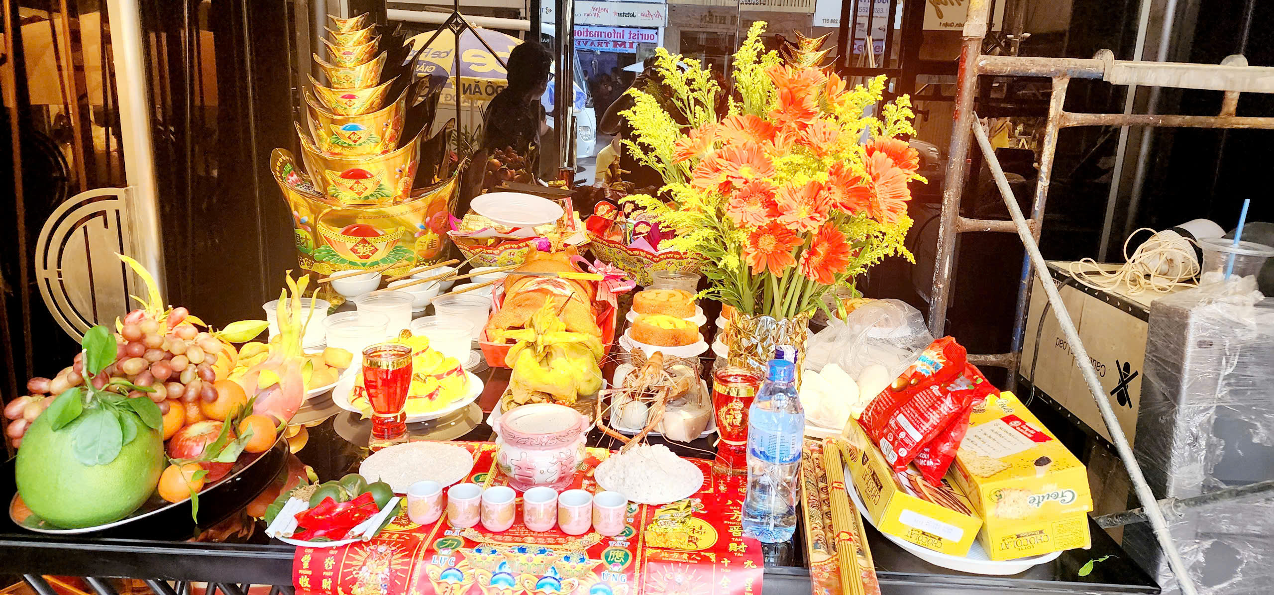 Mâm Cúng Văn Phòng Mới