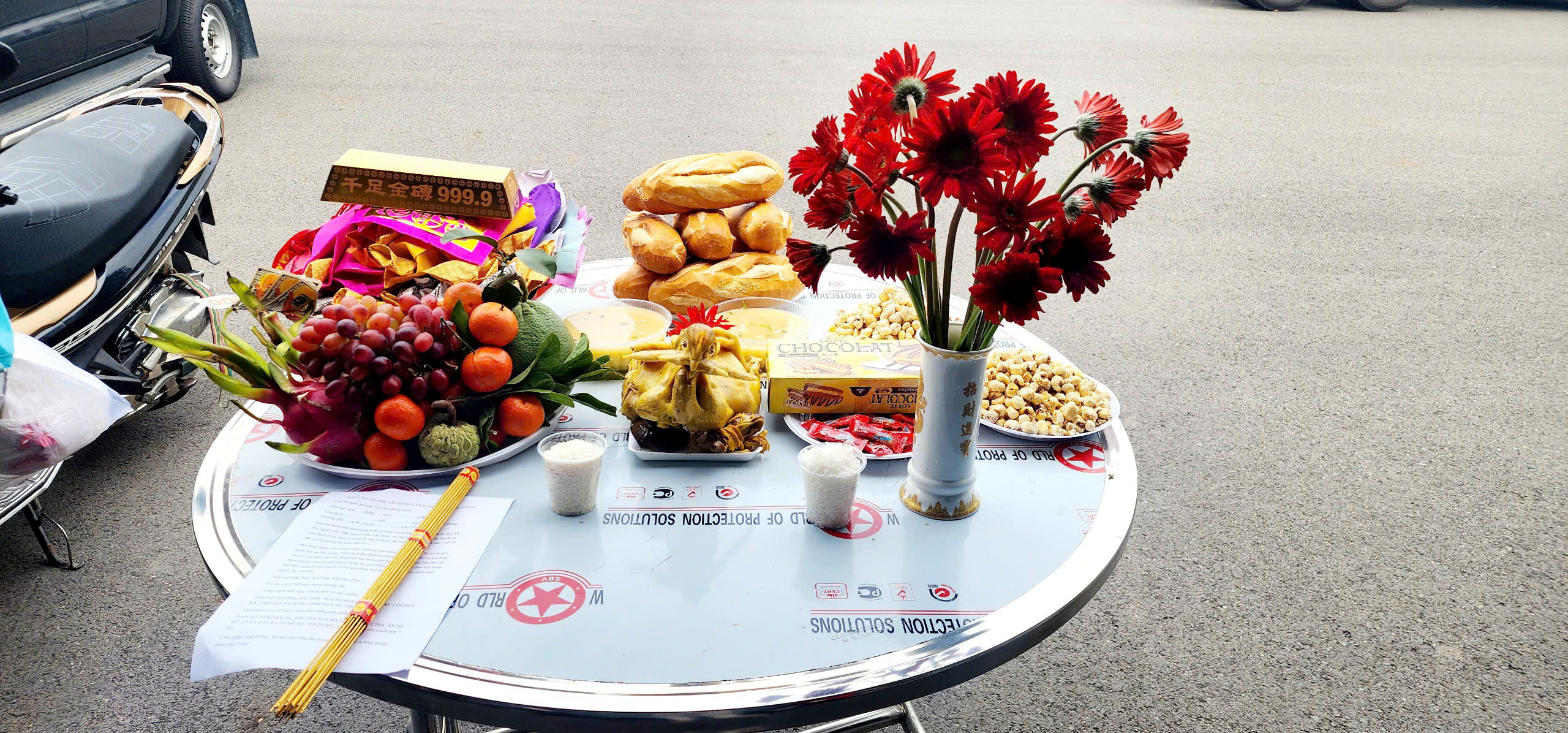 Mâm Cúng Văn Phòng Mới