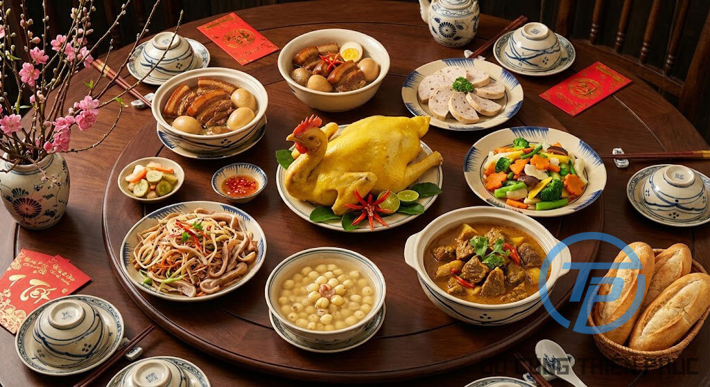 Mâm Cỗ Ngon Cúng Tết 2026 Giá 500k, 800k, 1 Triệu