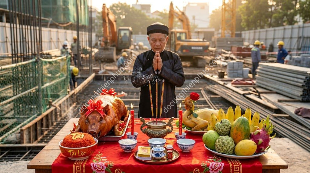 Cúng Động Thổ Gia Chủ Vắng Mặt: 5 Giải Pháp Chuẩn Phong Thủy