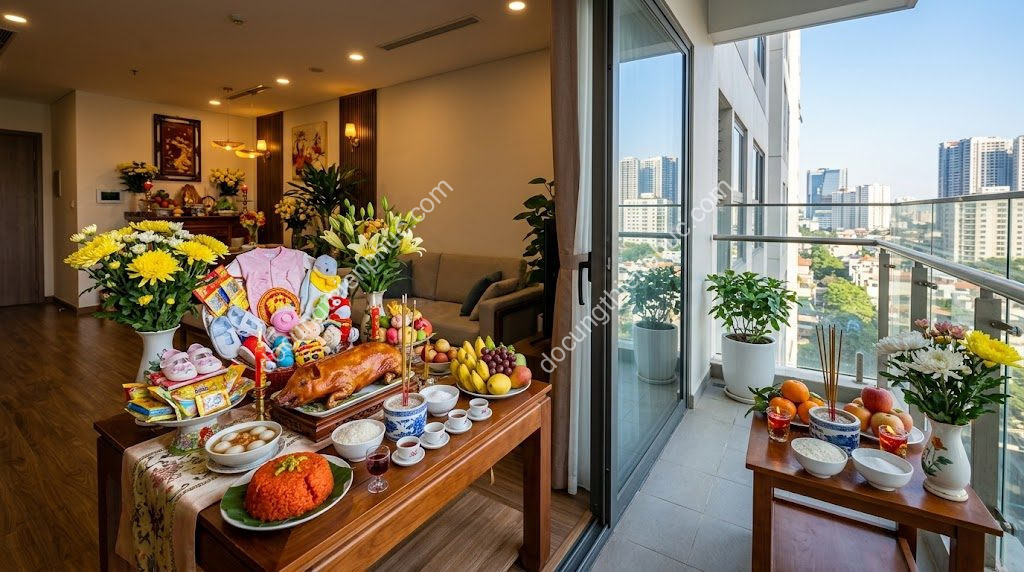 Cúng Thôi Nôi Trong Nhà Hay Ngoài Sân? 80% Làm Sai