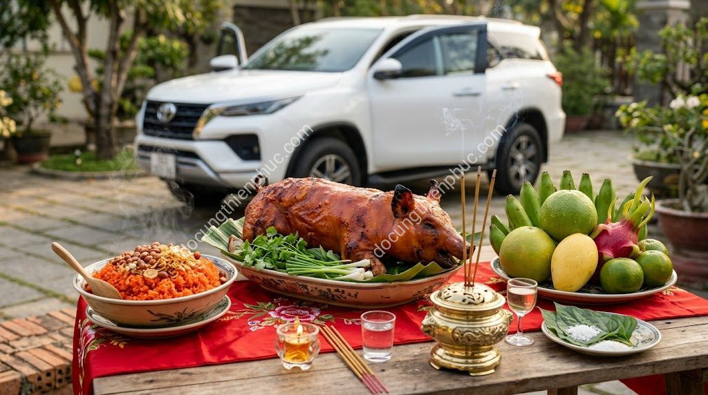 Cúng Xe Có Cần Mở Cửa Xe: 90% Làm Sai – Hướng Dẫn 2026