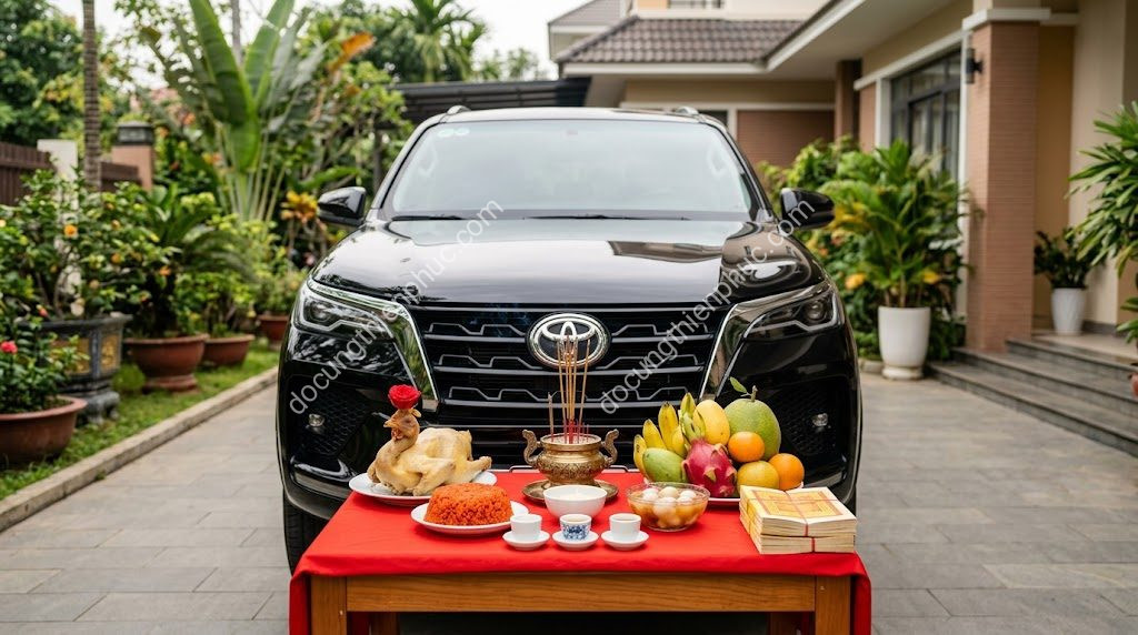 Vị Trí Đặt Mâm Cúng Xe Theo Chuyên Gia – Chuẩn Nhất 2024