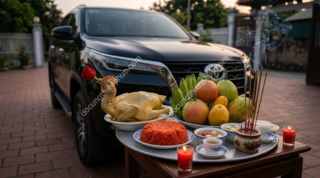 Cúng Xe Nhanh Gọn: 4 Bước Chuẩn Phong Thủy Cho Chủ Mới