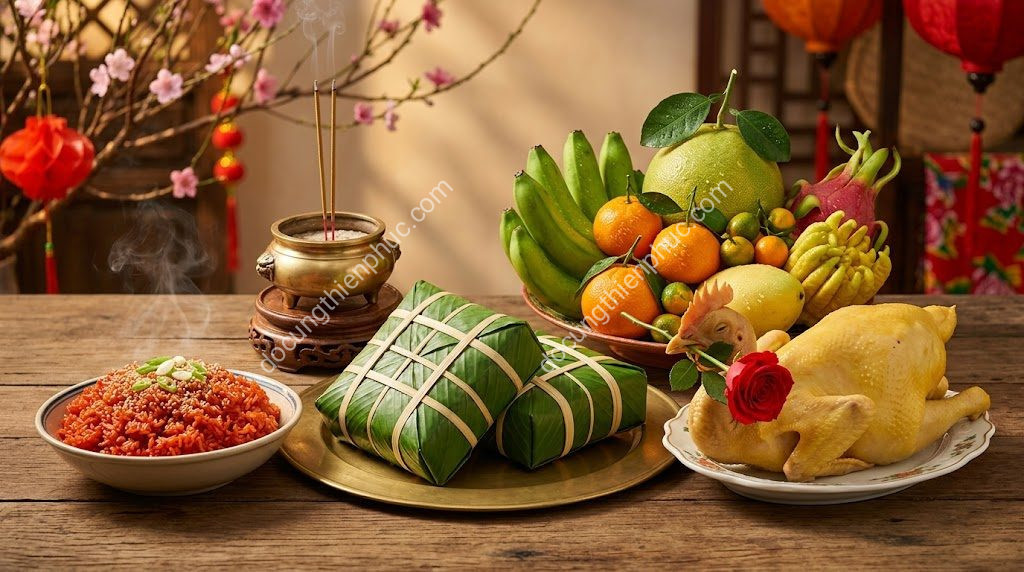 Bánh Chưng Cúng Lễ: Quy Tắc Bày Chuẩn Và Đại Kỵ Tâm Linh