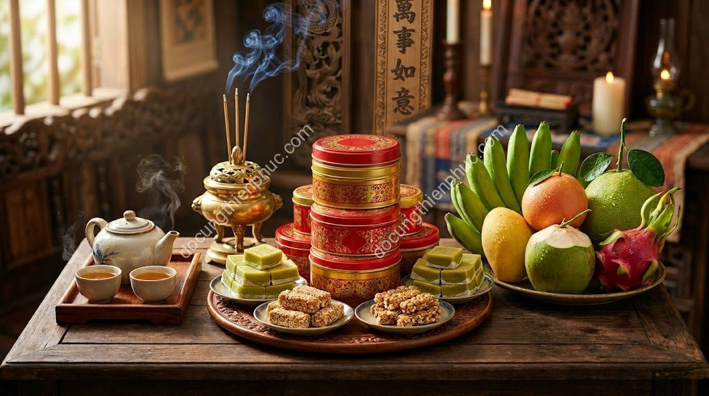 Bánh Kẹo Cúng: Cách Bày Mâm Lễ Ngọt Tôn Nghiêm, Chuẩn Mực