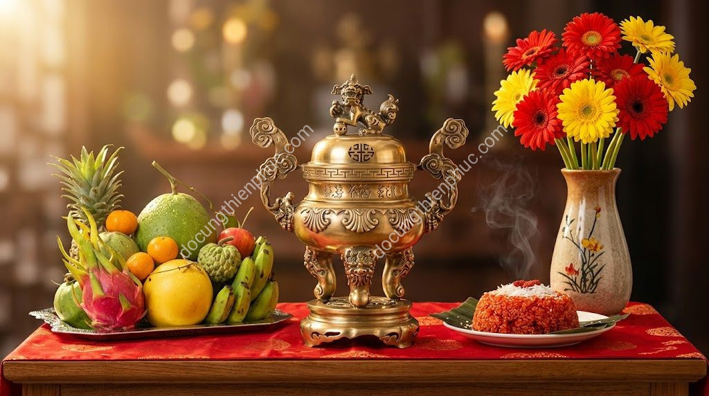 Bao Sái Bàn Thờ Sau Lễ Táo Quân: Rút Chân Nhang Tụ Lộc Khí