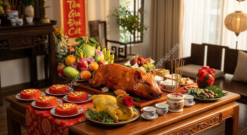 Có Nên Thuê Mâm Cúng Nhà Mới Hay Tự Chuẩn Bị